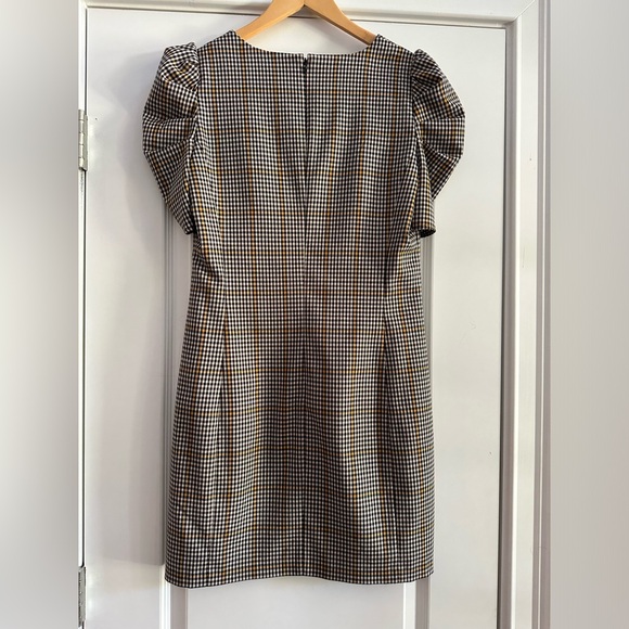 Amanda Uprichard “Westwick” Puff sleeve Plaid mini dress - Picture 6 of 10